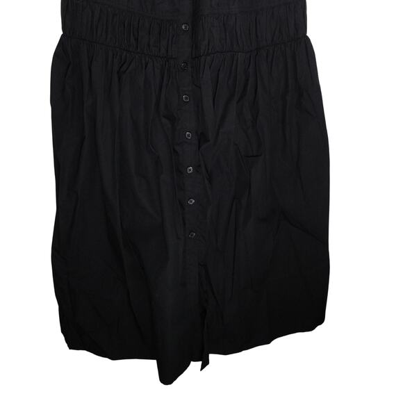 New Quince Womens Black Sleeveless Maxi Dress Organic Cotton Medium 4071A - Picture 4 of 12